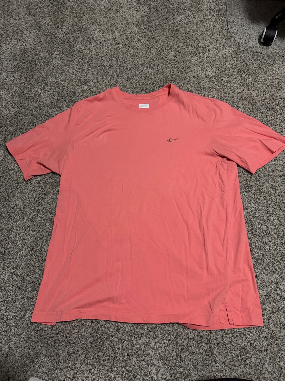 Greg Norman Short-Sleeve Tee in Coral